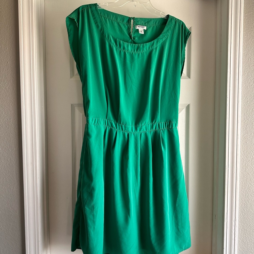 Old Navy Vibrant Green Mini Dress